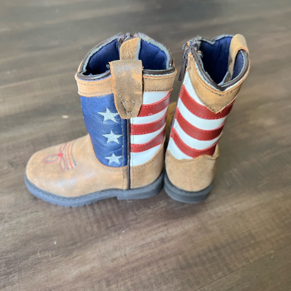 Kids Star-Spangled Western Boots - Picture 5 of 7